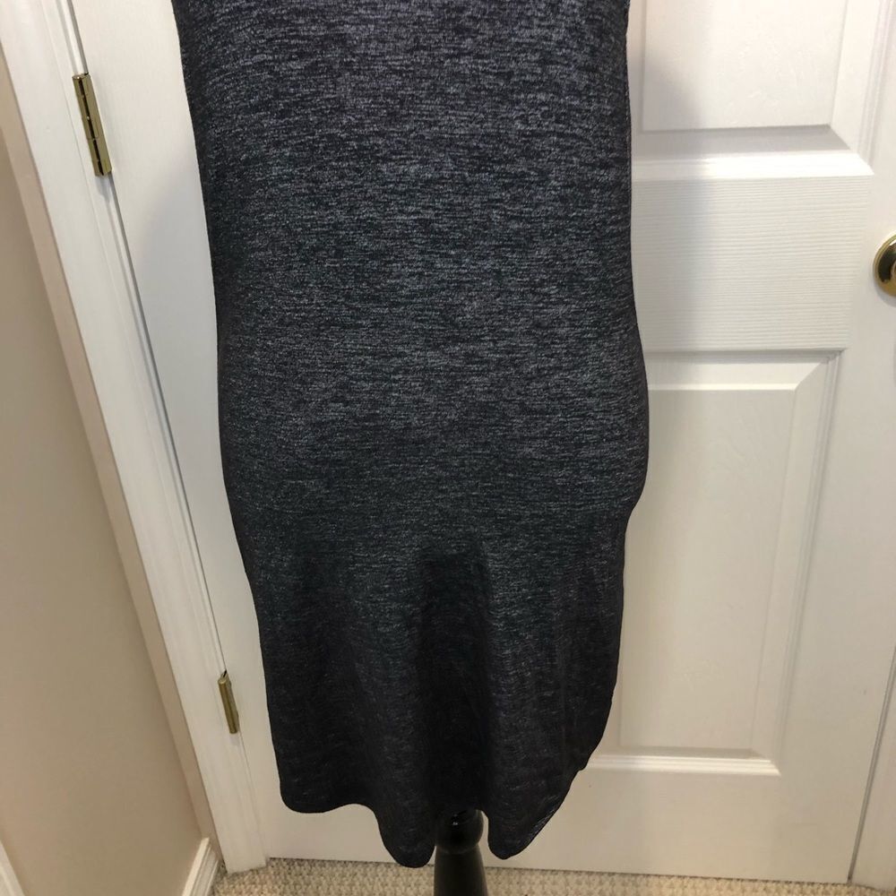 Athleta Hidden Agenda grey dress with pink bra top - Picture 2 of 9